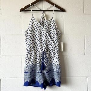 Sweet Wanderer Floral Paisley Boho Romper Women’s Small